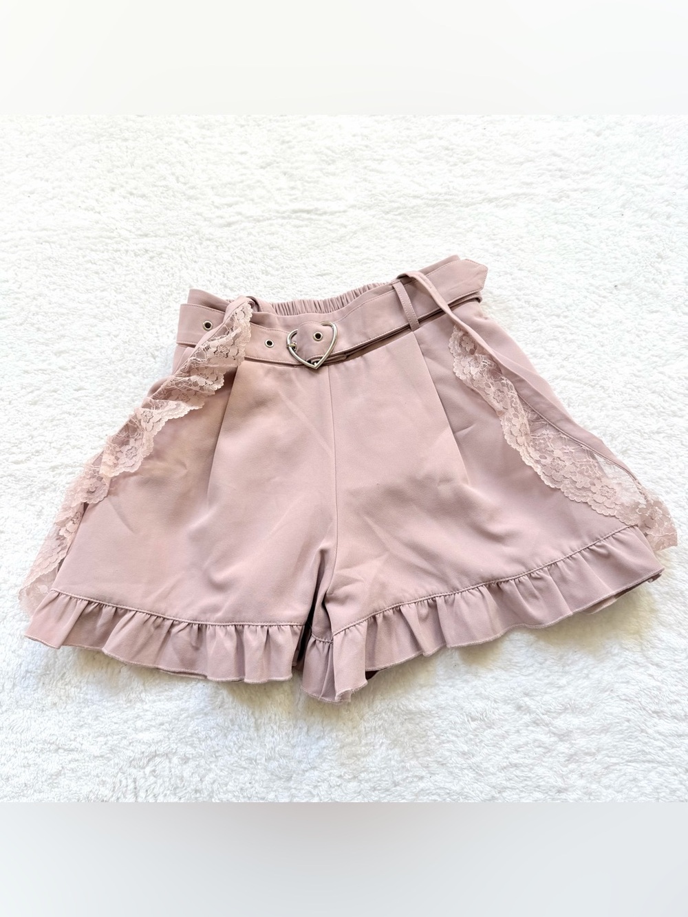 MARS Jirai Kei Ryosan Lolita Bow Skirt Japan Idol Dusty Pink Black Shorts Skort